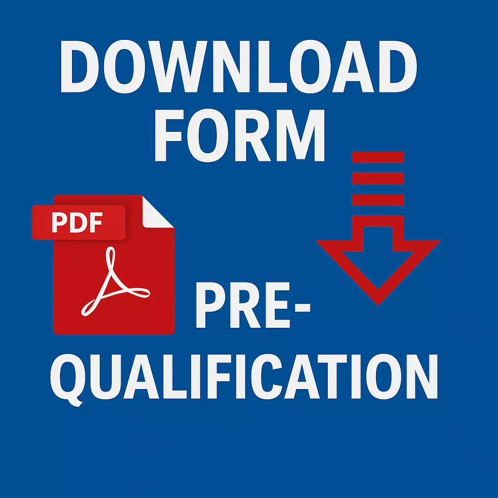 Download the PDF Form for Prequalification